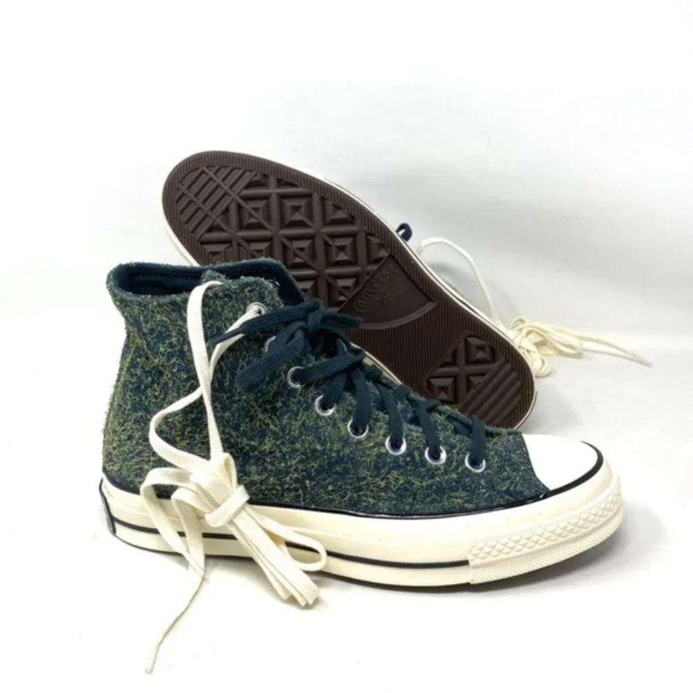 Converse Chuck 70 High Top Seaweed Women's Suede Sneakers Skate Size 172146C - Picture 4 of 8